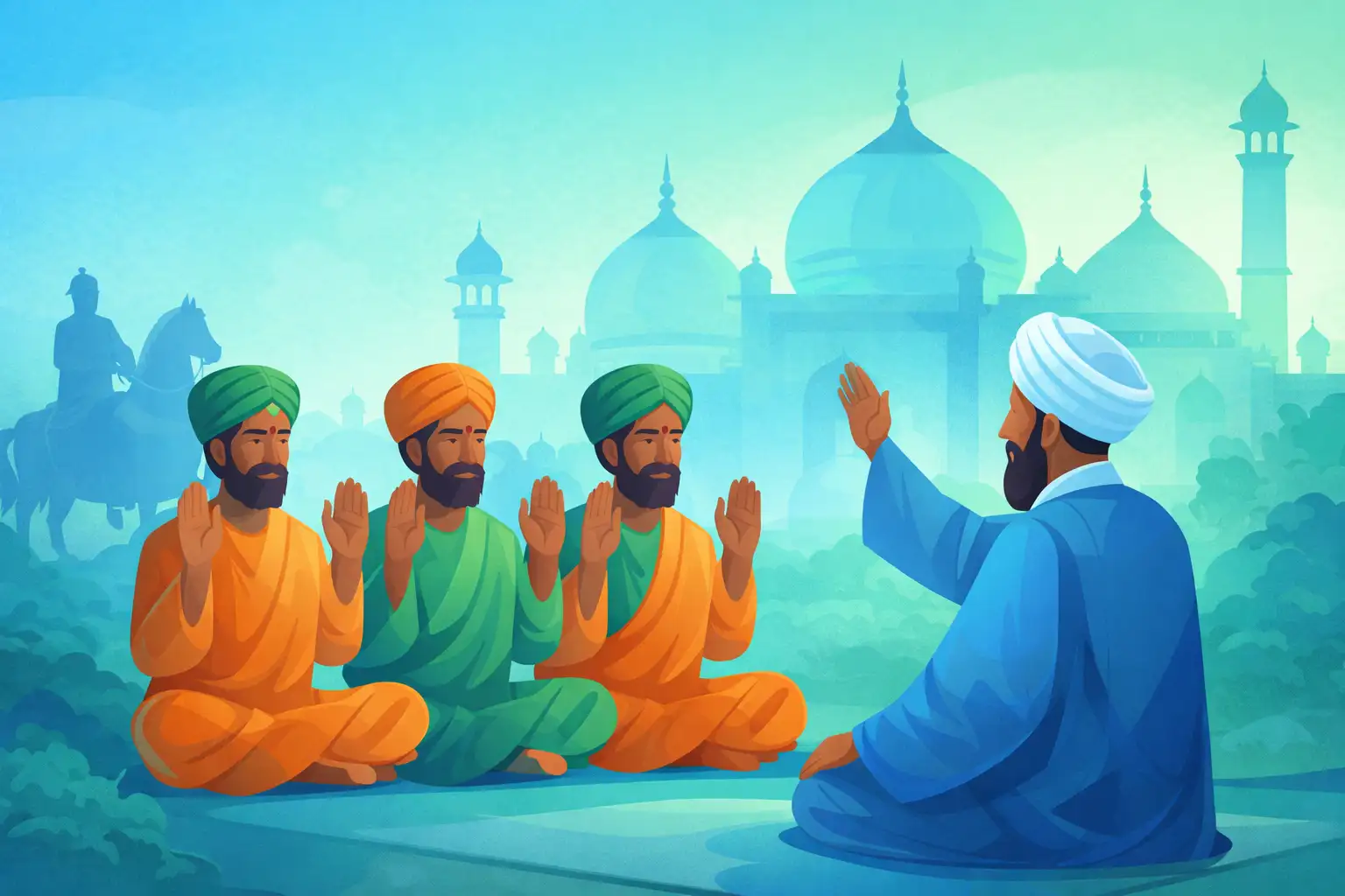 How many Hindus converted to Islam in the Mughal Empire?